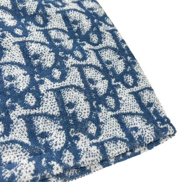 Christian Dior Vintage Trotter Monogram Logo Bathrobe #L Terry Cloth [105820] - Picture 8 of 12